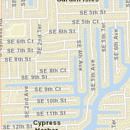Garden Isles Florida Street Map