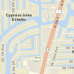 Pompano Isles Florida Street Map