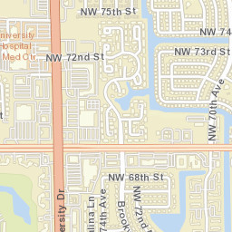 Tamarac Florida Street Map