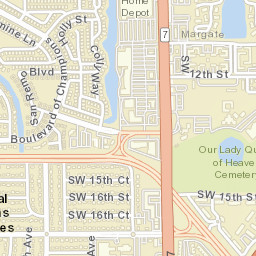 Sabal Palms Estates Florida Street Map