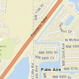 Palm Aire Florida Street Map