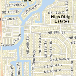 High Ridge Estates Florida Street Map