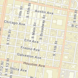 McAllen, Texas Street Map