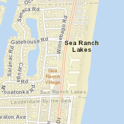 Sea Ranch Lakes Florida Street Map