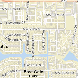 Golf Estates Florida Street Map