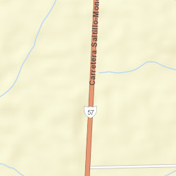 Castanos - Saltillo, Coahuila, Mexico Street Map