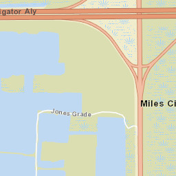 Miles City Florida Street Map