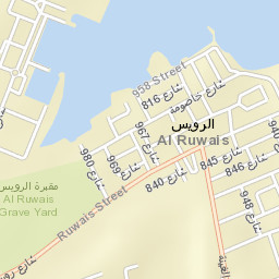 Ar Ruways Street Map