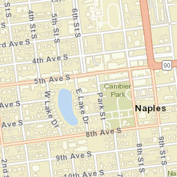 Naples Florida Street Map