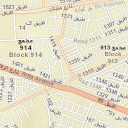 Ar Rifā‘ Street Map