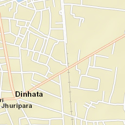 Dinhata Street Map