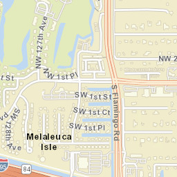 Melalevca Isles Florida Street Map