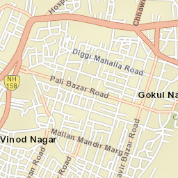 Beawar Street Map