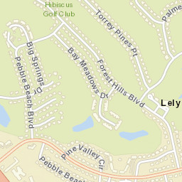 Lely Florida Street Map