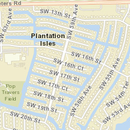 Plantation Isles Florida Street Map