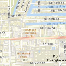 Port Everglades Florida Street Map