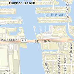 Harbor Beach Florida Street Map