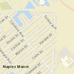 Naples Manor Florida Street Map