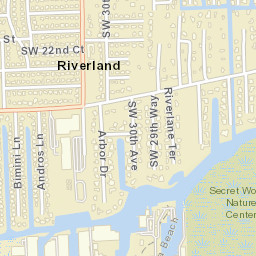 Riverland Florida Street Map