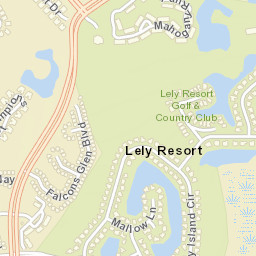 Lely Resort Florida Street Map