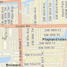 Broward Gardens Florida Street Map