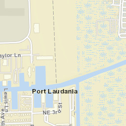Port Laudania Florida Street Map