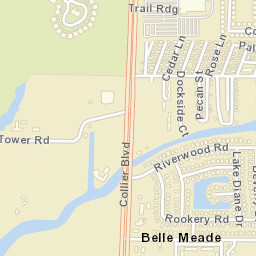 Belle Meade Florida Street Map