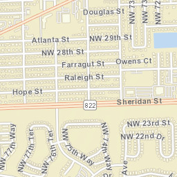 Driftwood Estates Florida Street Map