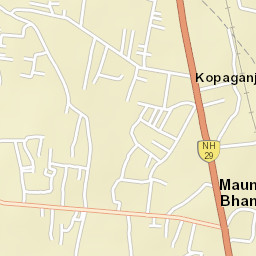Kopaganj Street Map