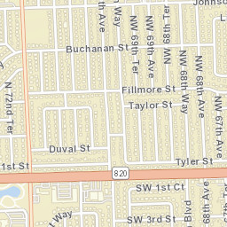 Fleetwood Manor Florida Street Map