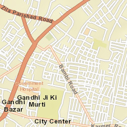 Orai Street Map