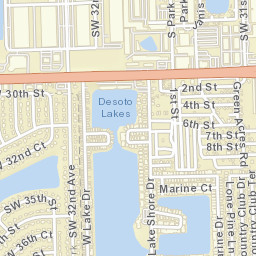 Pembroke Park Florida Street Map