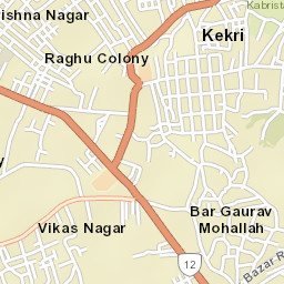 Kekri Street Map
