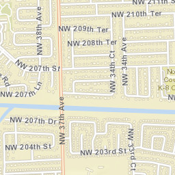 Lakewood Estates Florida Street Map
