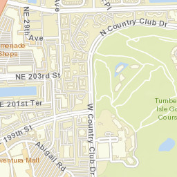 Adventura Florida Street Map