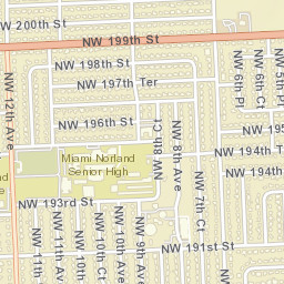 Norland Florida Street Map