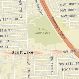 Scott Lake Florida Street Map