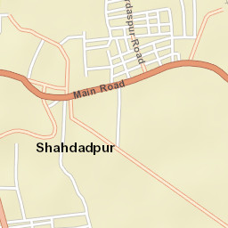 Shahdadpur Street Map