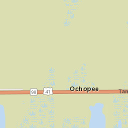 Ochopee Florida Street Map