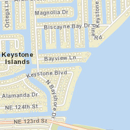 Keystone Islands Florida Street Map