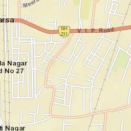 Saharsa Street Map