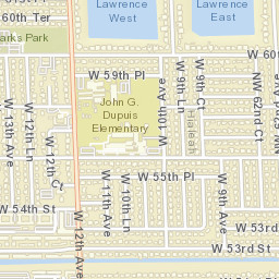 Palm Springs Florida Street Map