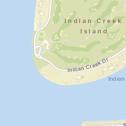 Indian Creek Village Florida Street Map