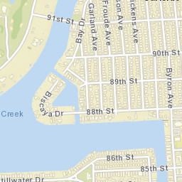 Surfside Florida Street Map