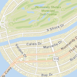 Isle of Normandy Florida Street Map