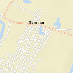 Samthar Street Map