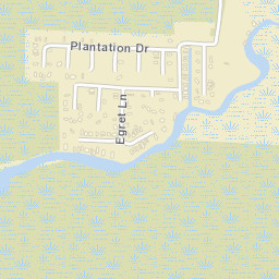 Plantation Island Florida Street Map