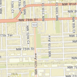 Avocado Trailer Park Florida Street Map