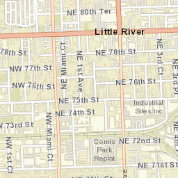 Little River Florida Street Map