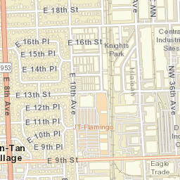 Sun-Tan Village Florida Street Map